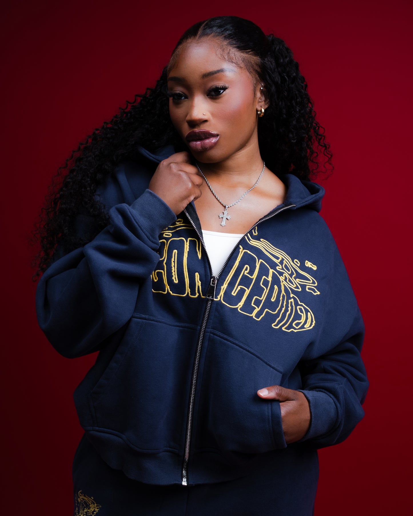 Misconcepted "Signature" Zip Up Hoodie